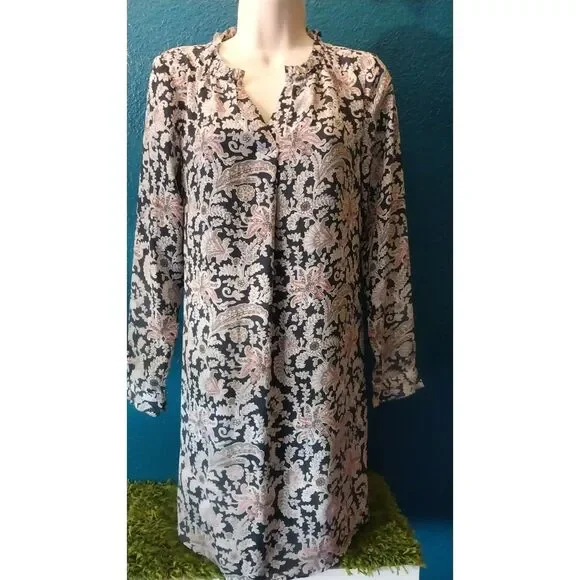 NWT Ann Taylor LOFT Paisley Dress XS Petite - Picture 1 of 12